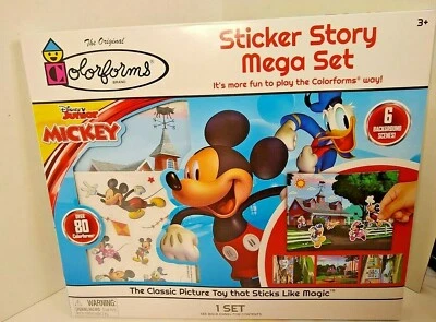 Colorforms Disney Mickey 6 Fondos 80 Colorforms Nuevo  Foto 1 de 4