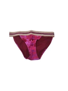 Hula Honey Bikini Swimsuit Bottom Small Pink Floral Swim Bottom Tie Dye - Picture 1 of 10
