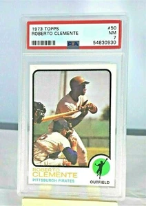 ROBERTO CLEMENTE 1973 TOPPS #50 *PSA 7* PITTSBURGH PIRATES  SHARP VINTAGE CARD! - Picture 1 of 2