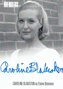 THE COMPLETE AVENGERS SERIES 2 - CAROLINE BLAKISTON PROOF AUTOGRAPH CARD AVCB3 - Picture 1 of 1