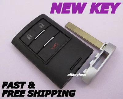 OEM GM CADILLAC SRX Smart Proxy entrada sin llave transmisor remoto llavero + NUEVA LLAVE Foto 1 de 2