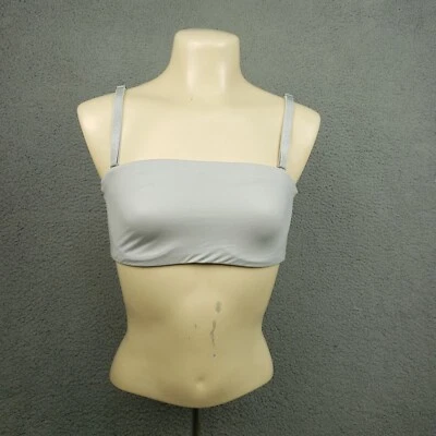 Sujetador bandeau con aros sin costuras multiusos gris talla 36C Aerie Intimates para mujer Foto 1 de 4