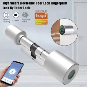 Tuya Smart Elektronisches Türschloss Schliesszylinder Mit Fingerabdruck 70-90mm - Bild 1 von 22