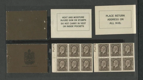 Canada Postage Stamp #196bi BK21b MINT MNH Booklet 2 Full Panes Cover
