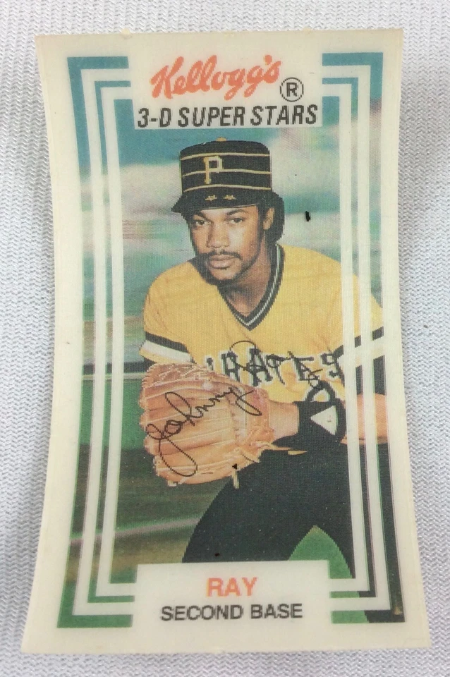 MLB 1983 Kellogg's 3-D Baseball Card #24-Johnny Ray, Pittsburgh Pirates - Image 1 of 1