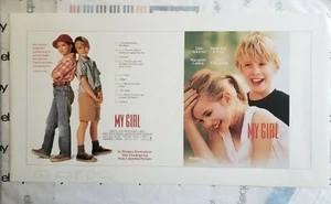 MY GIRL 1991 Werbung Buch Cover Macaulay Culkin 24" x 13" Neu - Bild 1 von 4