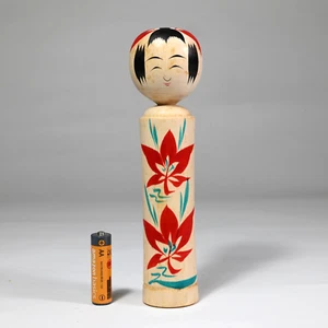 Master SHOGO TAKAHASHI Kokeshi, Naruko School, Signed, Japan 1970s - Size 7.5" - Picture 1 of 21