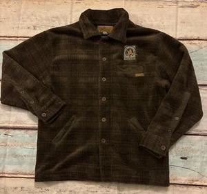 Chaqueta polar vintage Lewis Creek grande marrón tareas abrigo de granero Polartec - Imagen 1 de 8