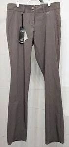 JOI.BI Italy Taupe Brown Stretchy Dress Pants Trousers Size 46 - Picture 1 of 14