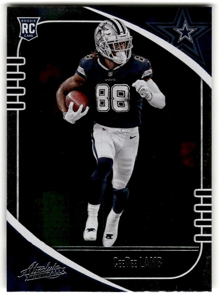 2020 Panini Absolute CeeDee Lamb Rookie #115 Dallas Cowboys - Image 1 of 2