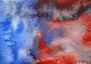 ORIGINAL AQUARELL - 7cm x 10cm - Picture 1 of 1