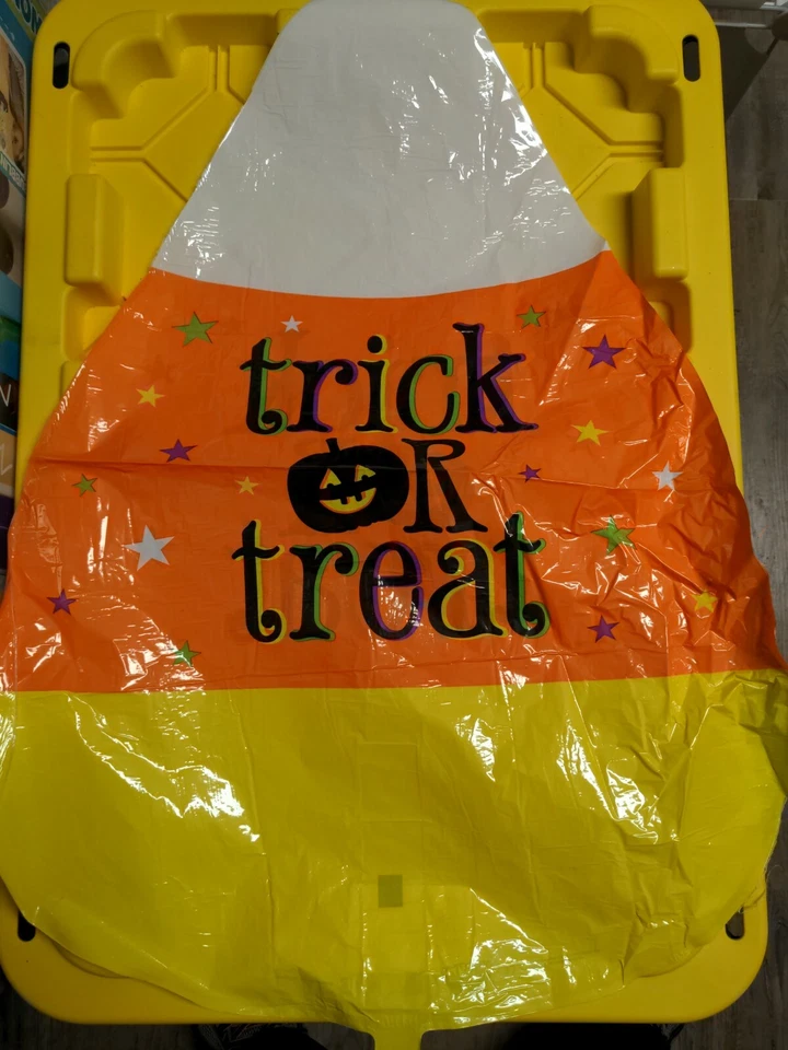 Juego de 2 Globos Betálicos Halloween 32" Caramelo Forma Maíz Nuevo Envío Gratis Foto 1 de 1