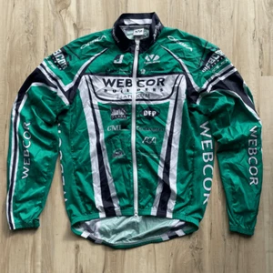 VTG VOLER Cycling Jersey Large Green Full Zip Long Sleeve Racing Breatheable USA - Picture 1 of 13