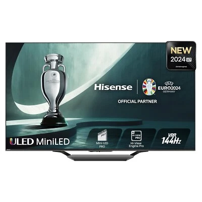 Hisense Smart TV 65" 4K UHD ULED MiniLED Vidaa DVBT2/C/S2 Classe D Nero 65U79NQ