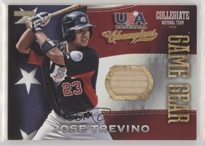 2013 Panini USA Baseball Champions Game Gear Bats Jose Trevino #12