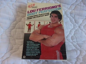 LOU FERRIGNO'S BODY PERFECTION VHS BIG BOX EXERCISE SCULPTING WEIGHT TRAINING - Picture 1 of 13
