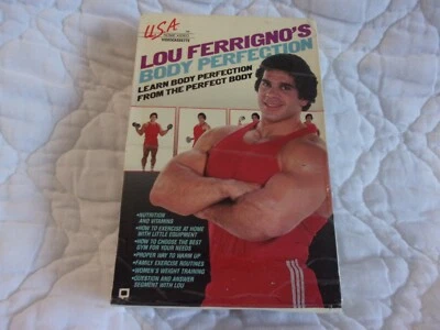 LOU FERRIGNO'S BODY PERFECTION VHS BIG BOX EXERCISE SCULPTING WEIGHT TRAINING - Image 1 of 4