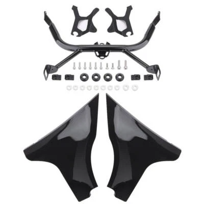 1Set Carena laterale nera con kit di staffa per Harley Road Glide CVO/SE FLTRXSE - Immagine 1 di 4