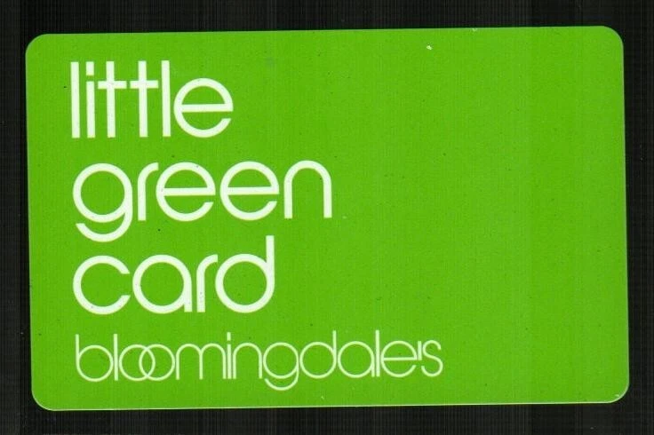 BLOOMINGDALE'S The Little Green Card ( 2008 ) Gift Card ( $0 ) - Image 1 of 1