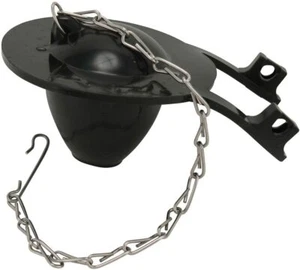 PLUMB PAK PP835-80 Rubber Universal Fit Toilet Flapper w/ Chain & Hook - Picture 1 of 2