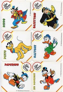 LOTTO 6/B ADESIVI WALT DISNEY ANNI 89-90 Cm. 8X8 (NUOVI) - Bild 1 von 4