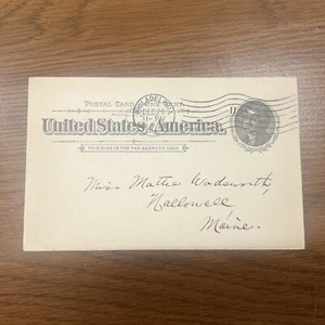 US SC UX12 Machine Cancel BW2(11) PHL PA 1897 Preprint Entomological News #H79 - Picture 1 of 2