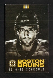 Boston Bruins Patrice Bergeron 2019-20 programma tascabile NESN/Xfinity - Foto 1 di 2
