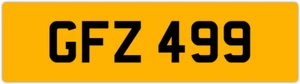 GFZ 499 G 3x3 DATUMSLOSES PRIVATES NUMMERNSCHILD GAZ GAV GEO GUS GUY GRACE GEM GED GS - Bild 1 von 1