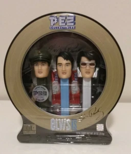 PEZ Elvis Limited Edition Elvis CD Included 3 Dispensers Set In Tin - Picture 1 of 8
