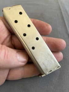 Factory Original Nickel Colt 1908 Pocket 380 ACP 7 Round Magazine - Picture 1 of 11