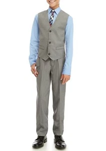 IZOD Big Boy's 8 Sharkskin 3-Piece Vest Set NWT - Picture 1 of 2