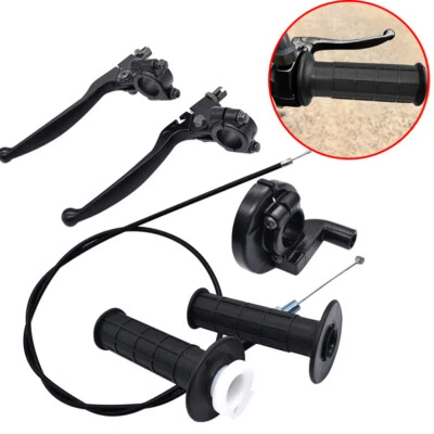 Bike Brake Levers Handle Grip Throttle Kit For Suzuki JR50 RM100 125 50 60 80 85 - Image 1 of 4