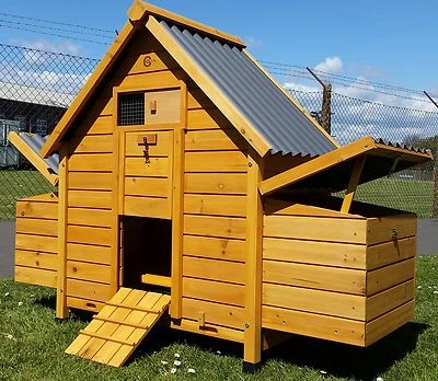 COCOON CHICKEN COOP RUN HEN HOUSE POULTRY ARK HOME NEST BOX COOPS ECO HUTCH PLASTIC