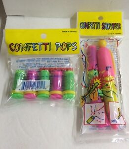 24 Confetti Shooter Pens And 48Refills New Wholesale. party favor new years eve