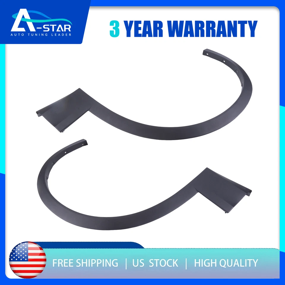 Juego de molduras de guardabarros delantero del lado del conductor y del pasajero para BMW X3 X4 2011-2018 de plástico Foto 1 de 4