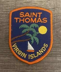 Saint Thomas Virgin Islands Woven Cloth Patch - Picture 1 of 2