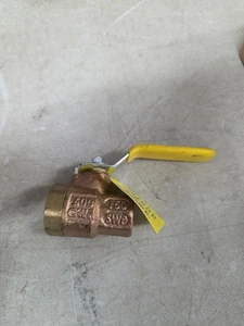 New APOLLO 77C-101-01A Brass Ball Valve 1/4" NPT Thread Ends 150-SWP / 600-WOG - Picture 1 of 6