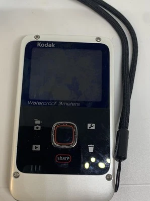 KODAK PLAYFULL ZE2 WATERPROOF POCKET CAMCORDER DIGITAL VIDEO CAMERA - Image 1 of 4