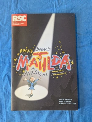 Matilda the Musical 2010 Programme Original Stratford-upon-Avon Production - Image 1 of 4