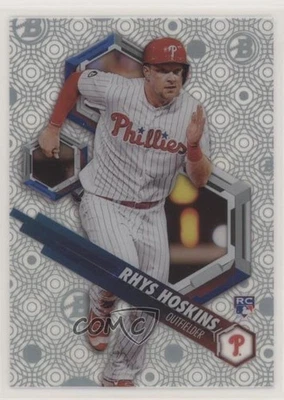 2018 Bowman High Tek Pattern 1 Circles Rhys Hoskins #RHT-RH Rookie RC - Image 1 of 2
