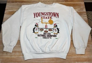 Vintage Youngstown State Penguins National Champions 1 More In '94 Sweatshirt Gr. L - Bild 1 von 14