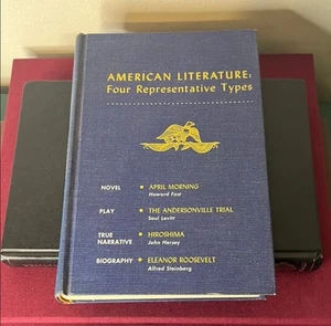 Vintage American Literature Four Representative Types Hardcover Book 1964 - Bild 1 von 15