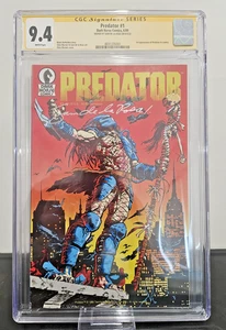 Predator #1 1st Printing CGC 9.4 1989 Signed by Sam De La Rosa 1st App. Predator - Picture 1 of 3