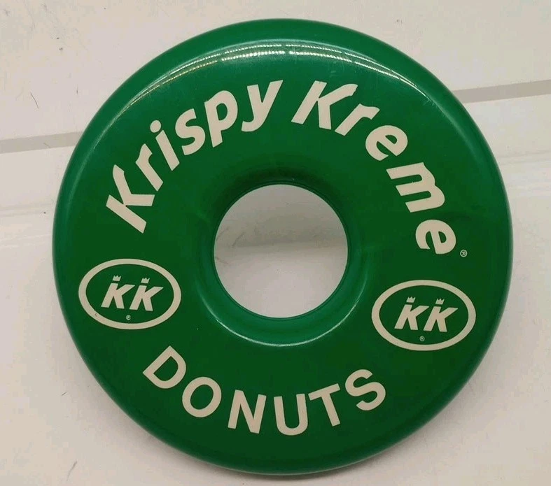 De colección Krispy Kreme Donuts Clásico Publicidad Frisbee ¡Extremadamente Raro Hallazgo!! Foto 1 de 4