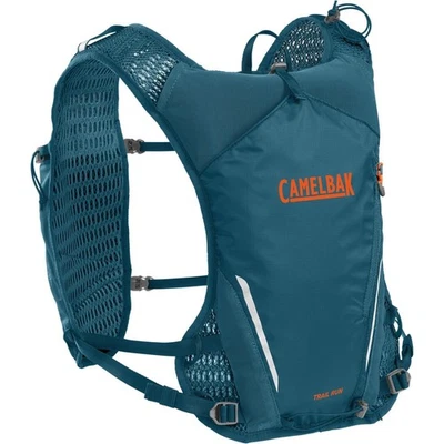 CamelBak Trail Run Vest Pack with 2x 500ml Quick Stow Flasks Corsair Teal - image 1 of 4