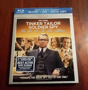Tinker Tailor Soldier Spy (2011) Blu-Ray + DVD Gary Oldman w/ OOP Slipcover - Picture 1 of 4