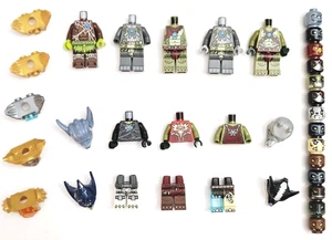 Lego Legends of Chima Unique Animal Parts Minifigure Lot - Heads Legs Torsos - Picture 1 of 9