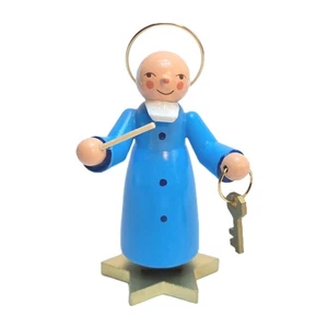Christian Ulbricht Erzgebirge - Petrus blau Figur -Rarität- NEU & OVP - Picture 1 of 2