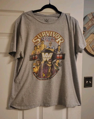WWE Officially Licensed Survivor Series 88 XL Shirt Randy Savage Andre The Giant - Image 1 of 2