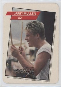 1985 AGI Rock Star Concert Cards Larry Mullen #107 4h2